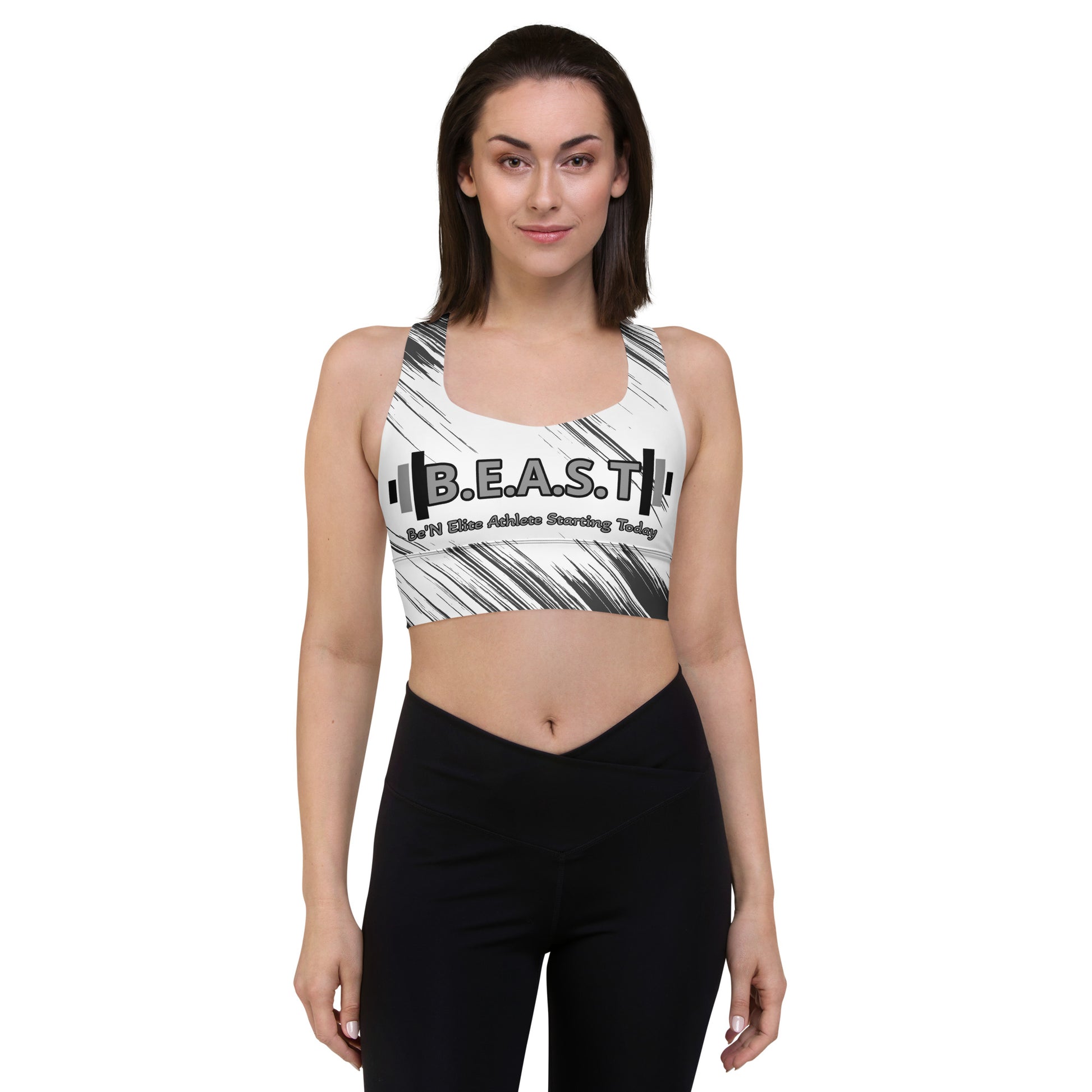 Longline sports bra
