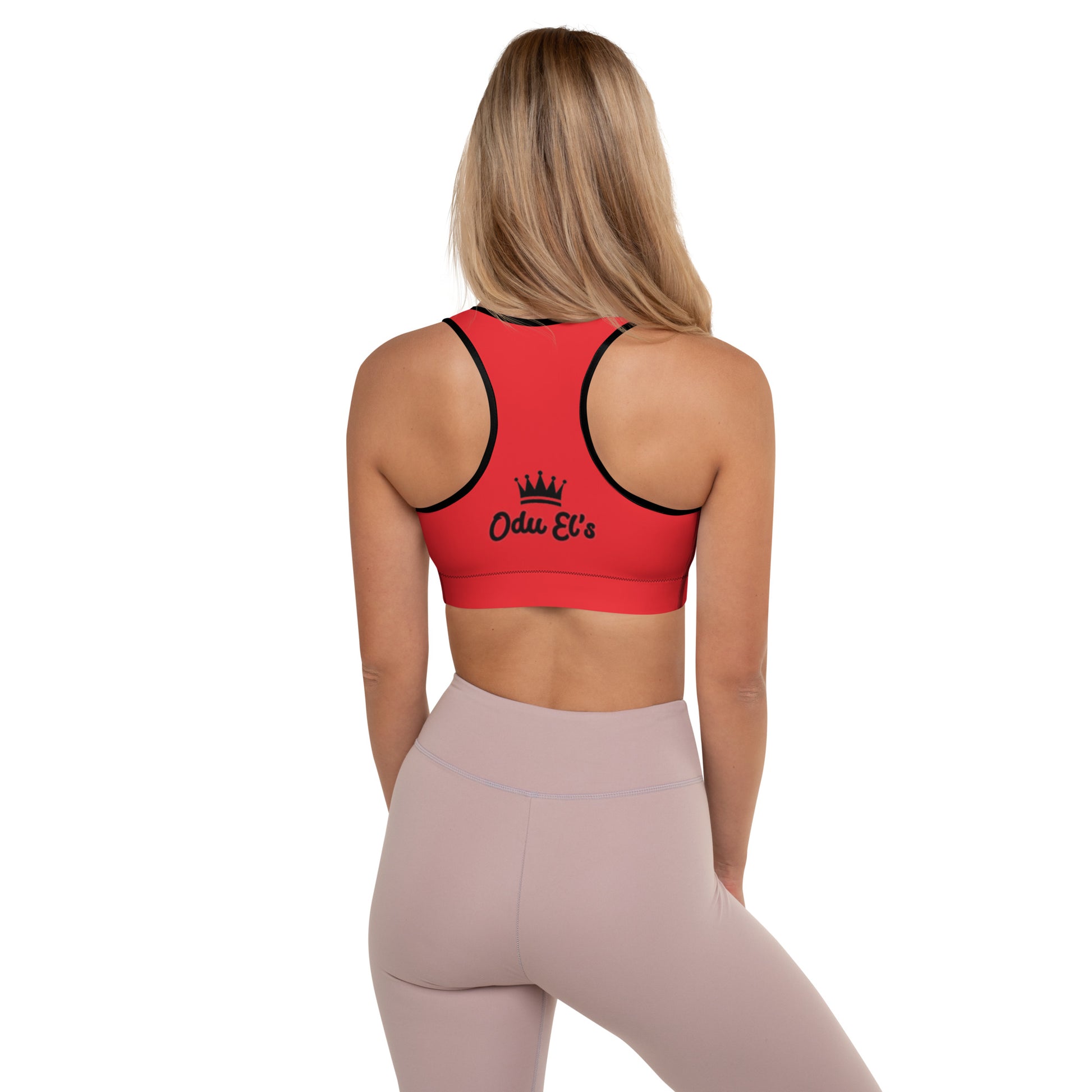 B.E.A.S.T print Padded Sports Bra