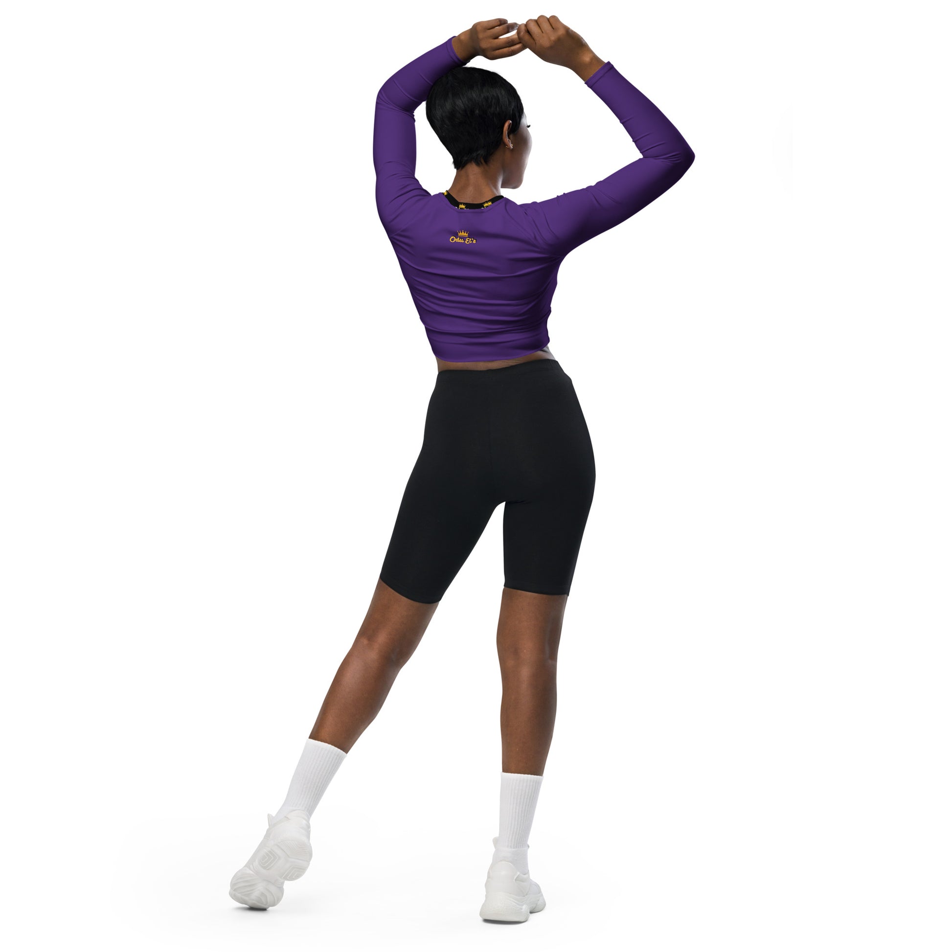 B.E.A.S.T long-sleeve women's crop top