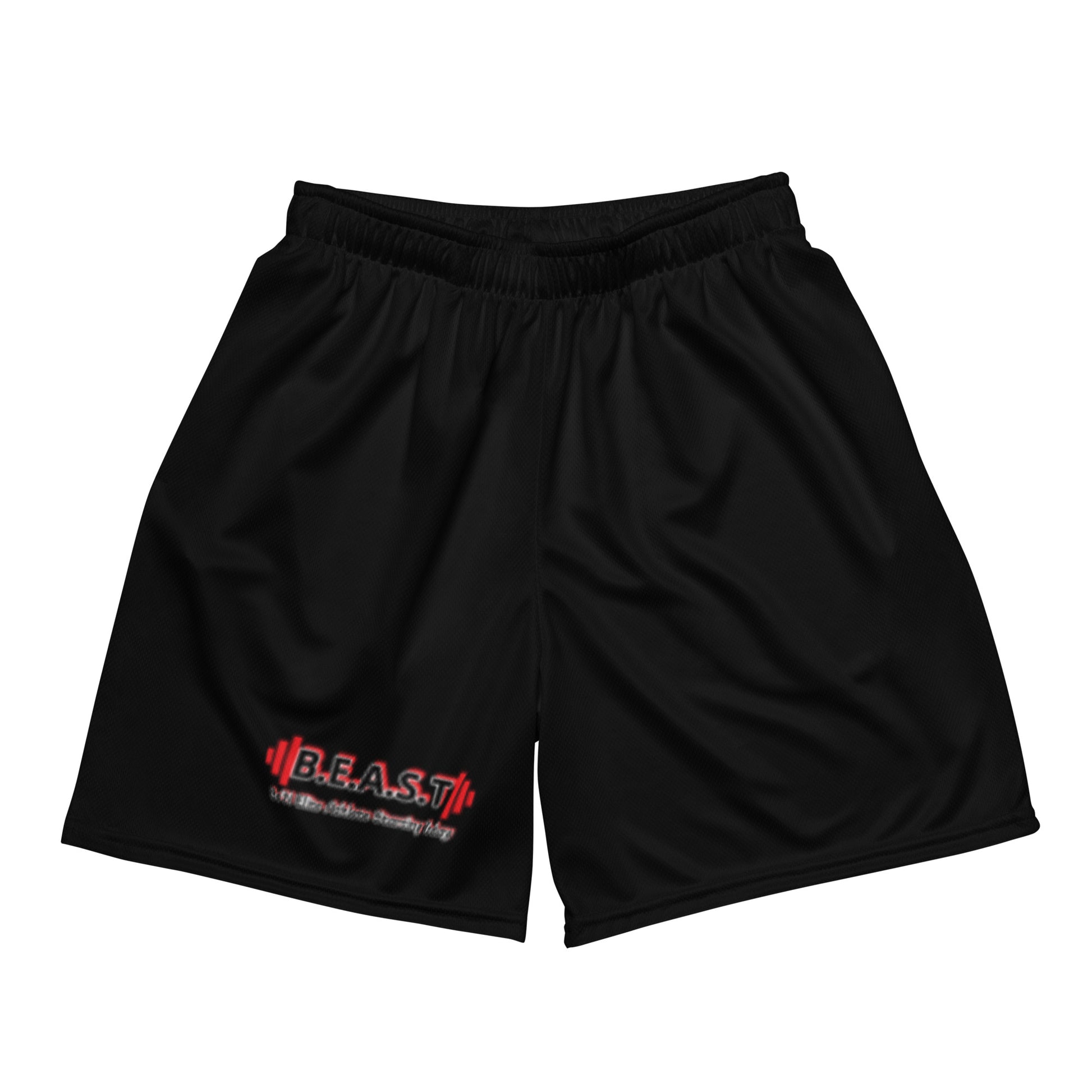 B.E.A.S.T Unisex mesh shorts