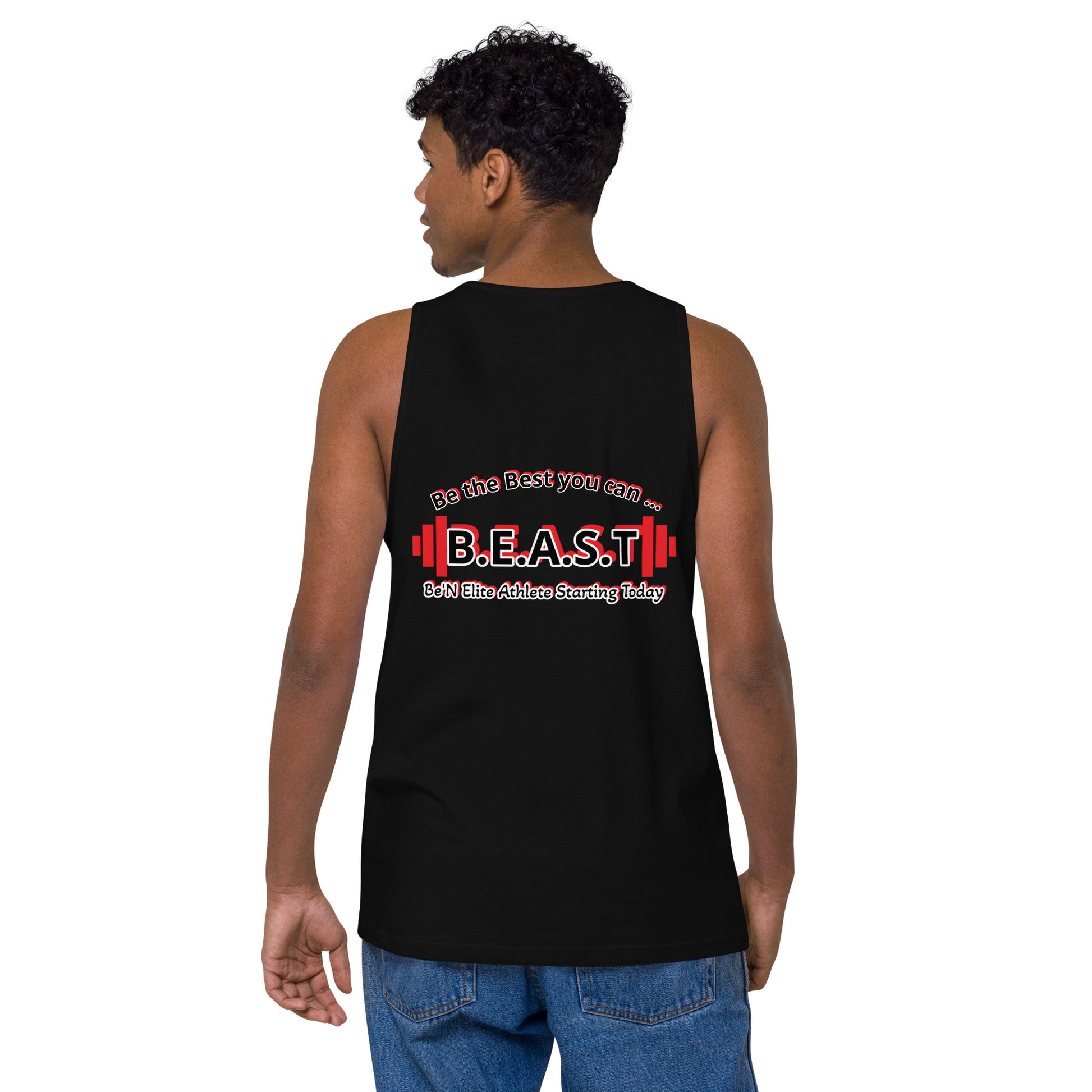 Men’s B.E.A.S.T premium Tank Top