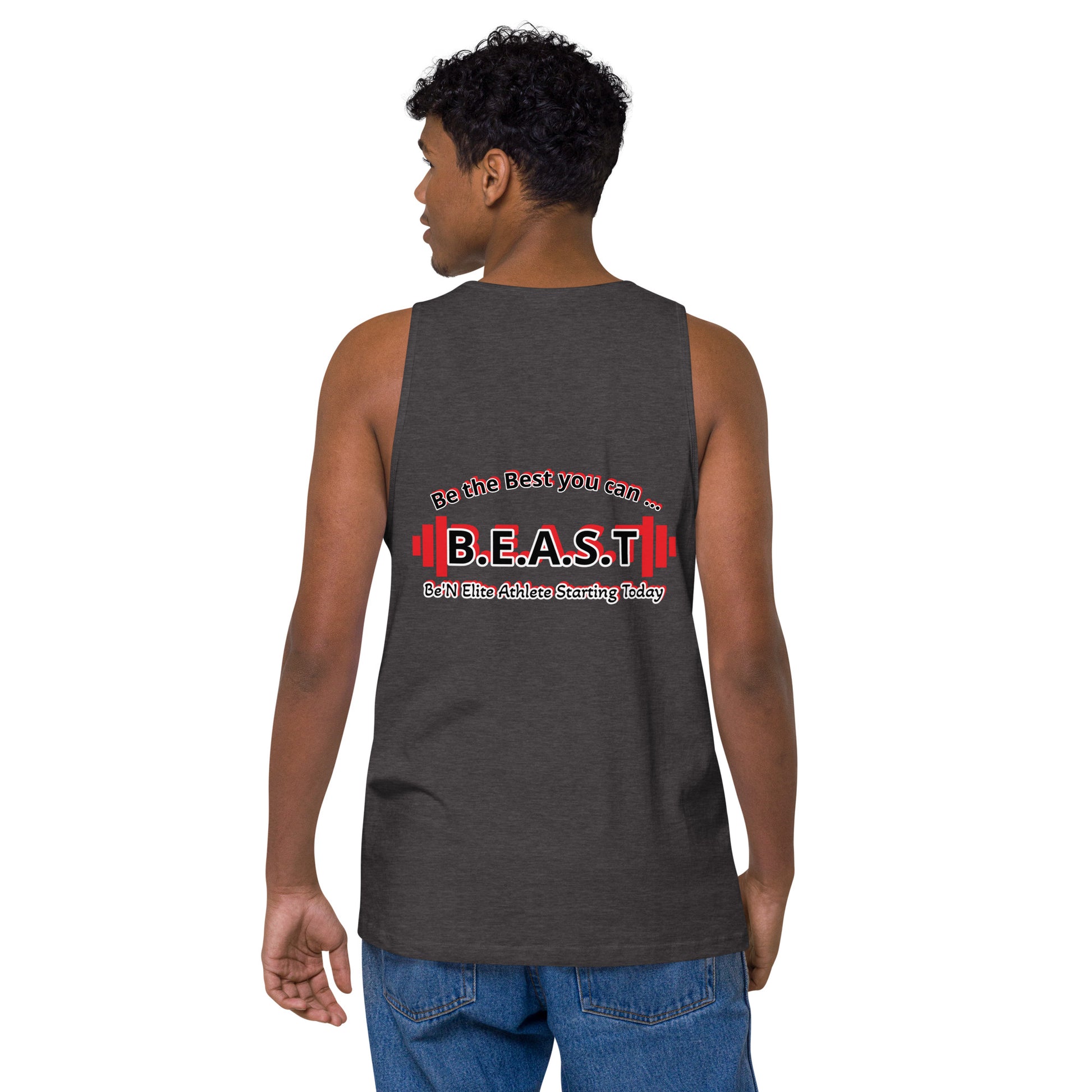 Men’s B.E.A.S.T premium Tank Top