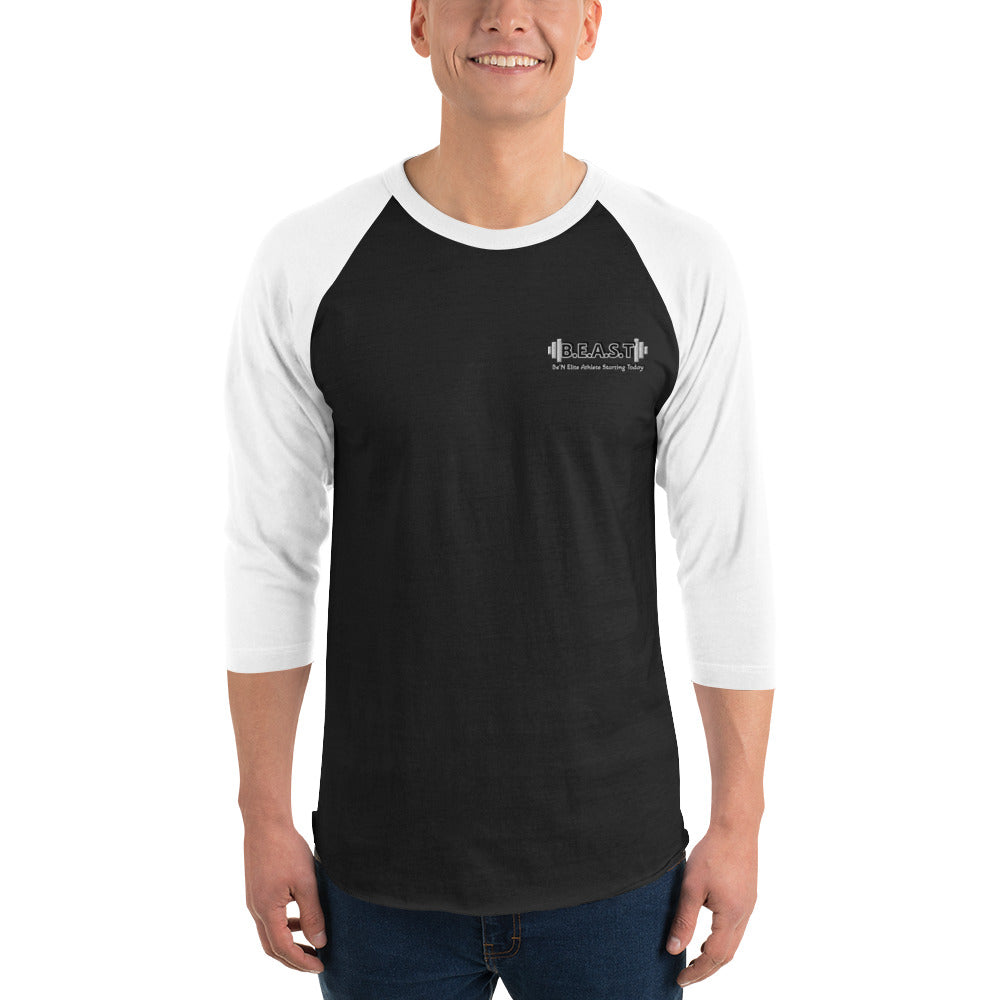 B.E.A.S.T 3/4 sleeve raglan shirt