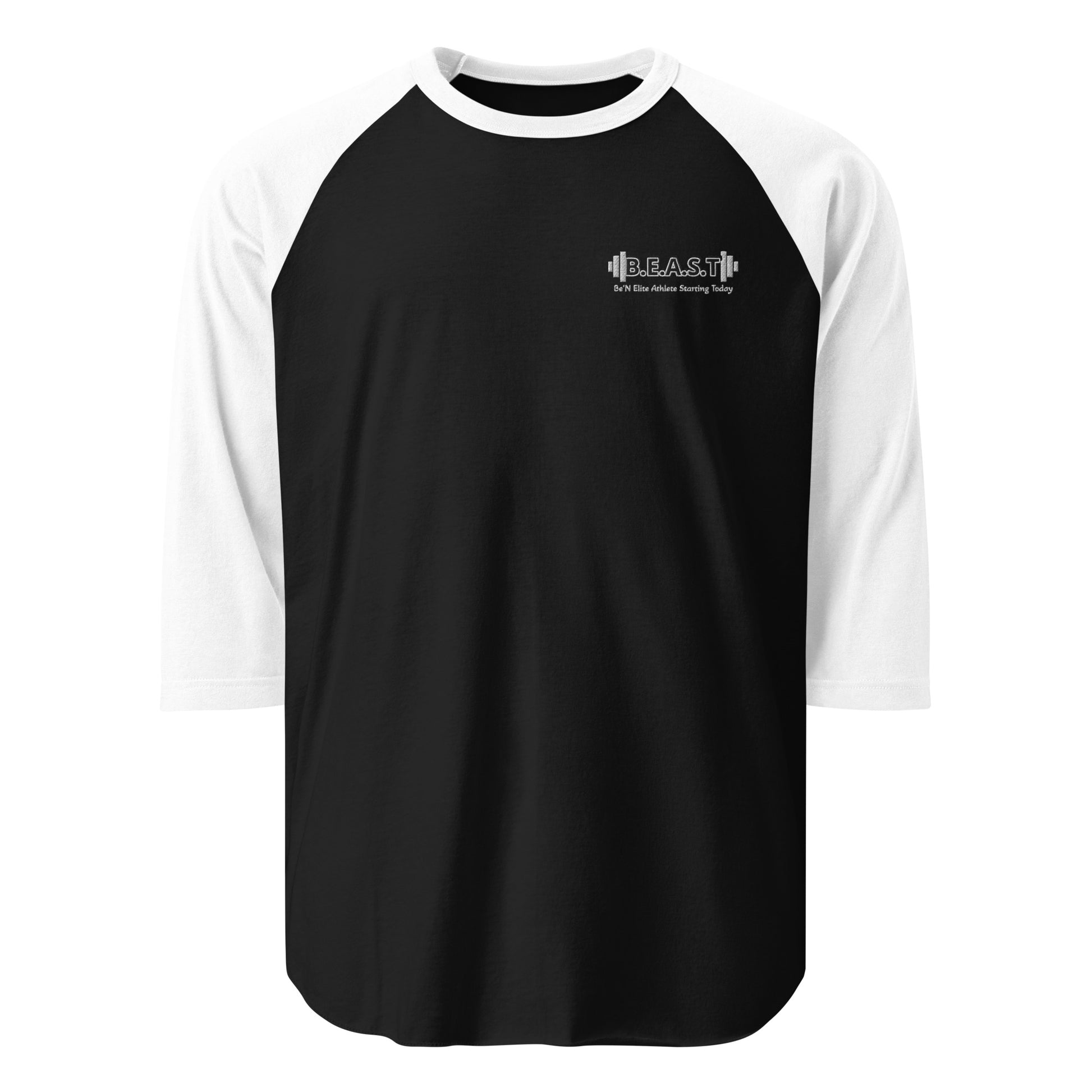 B.E.A.S.T 3/4 sleeve raglan shirt
