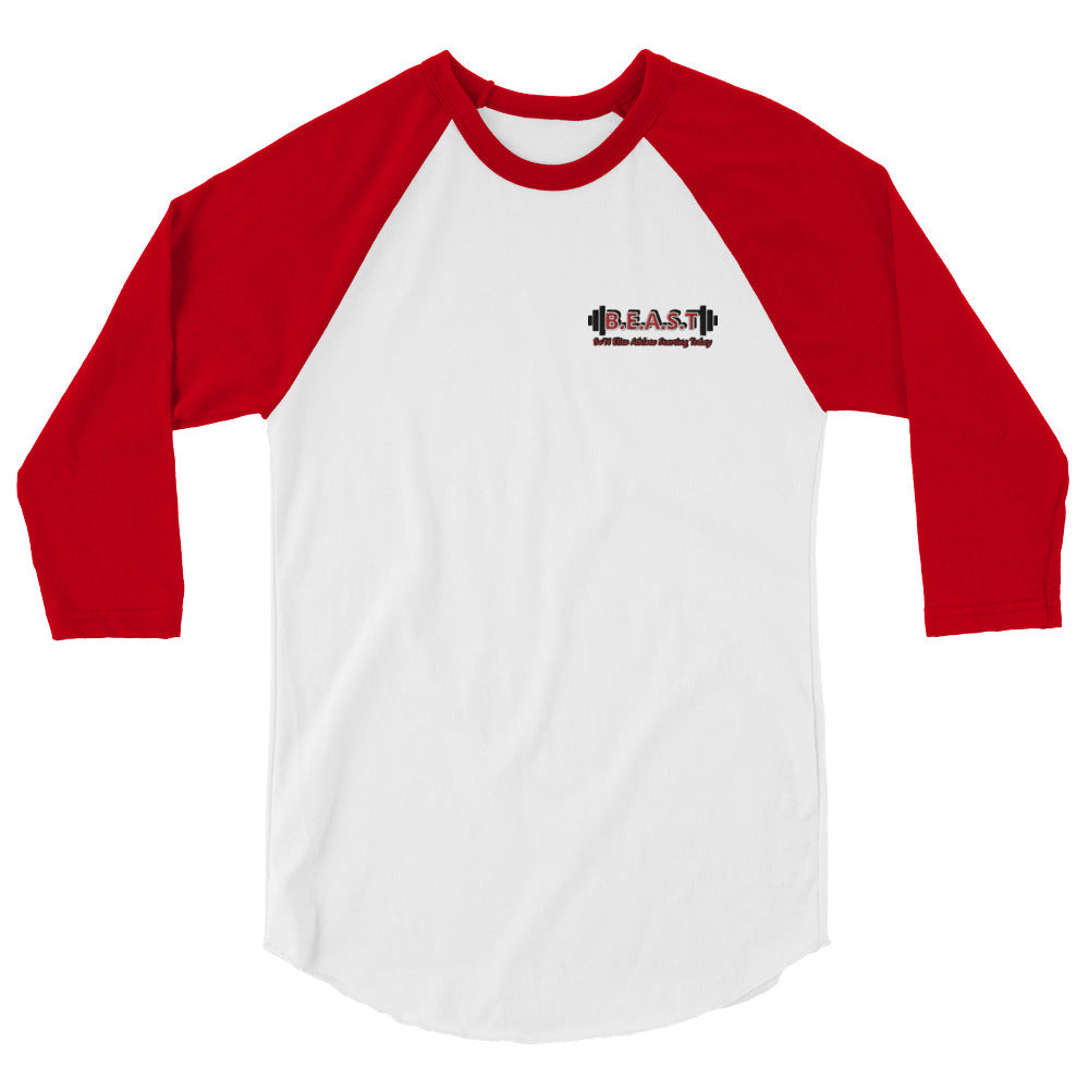 B.E.A.S.T 3/4 sleeve raglan shirt