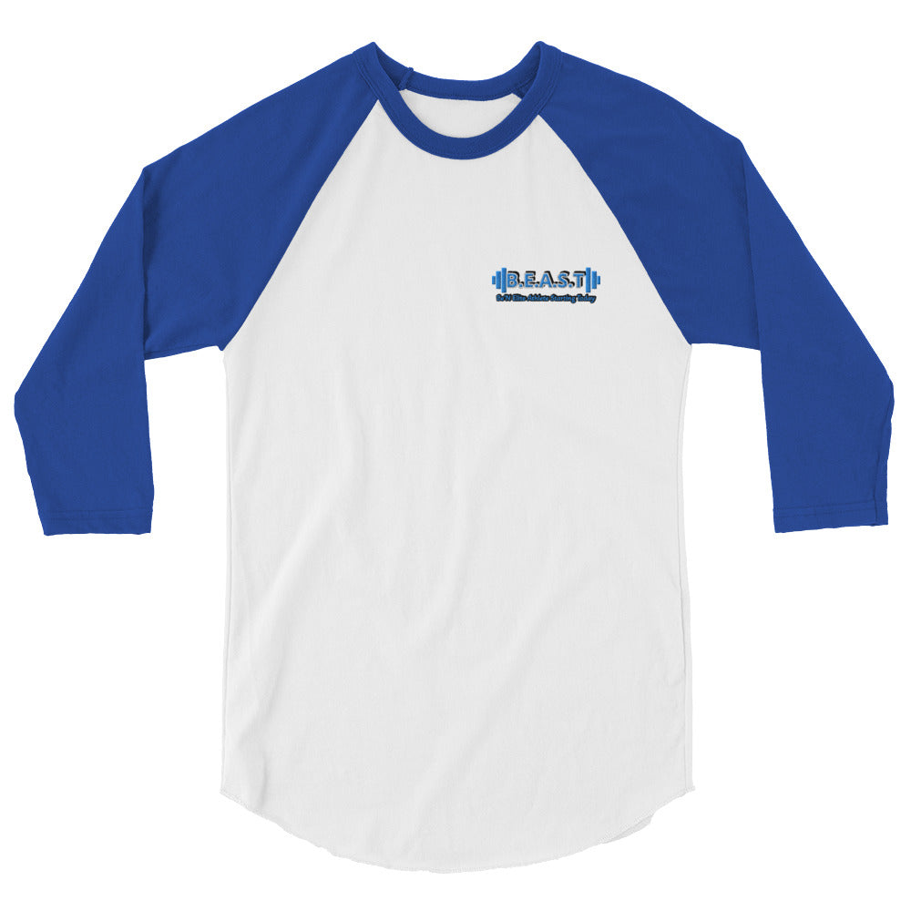 B.E.A.S.T 3/4 sleeve raglan shirt