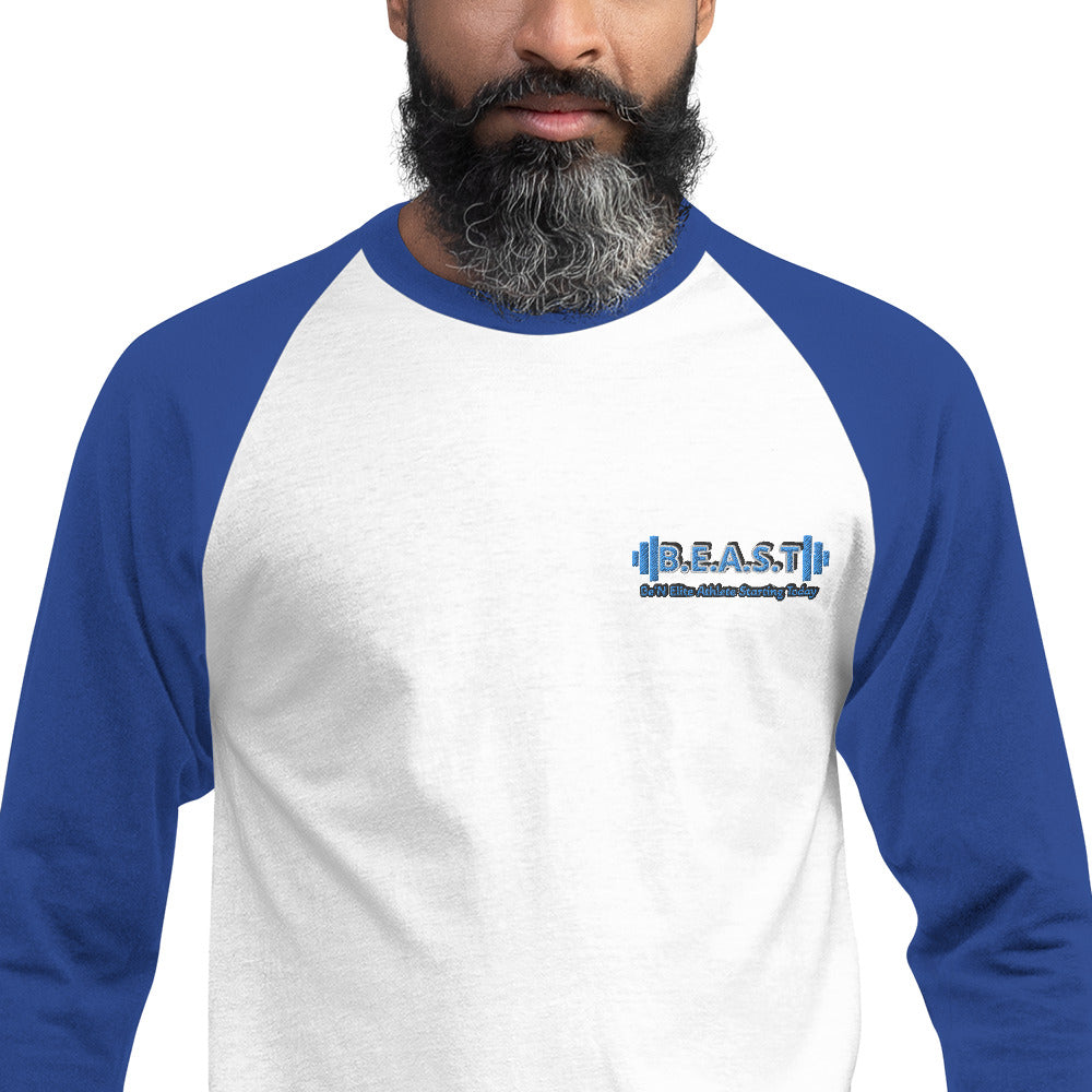 B.E.A.S.T 3/4 sleeve raglan shirt